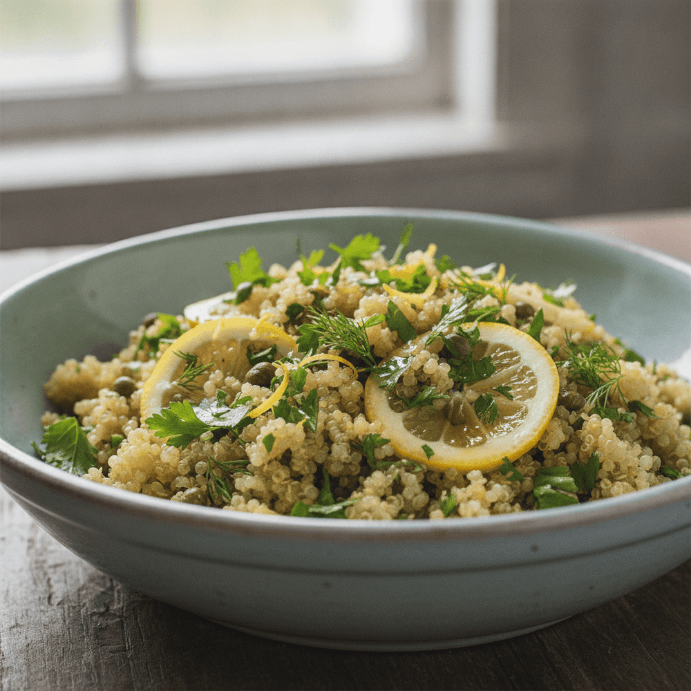 Quinoa med örter och citron