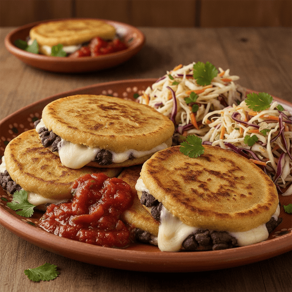 Pupusas med Curtido