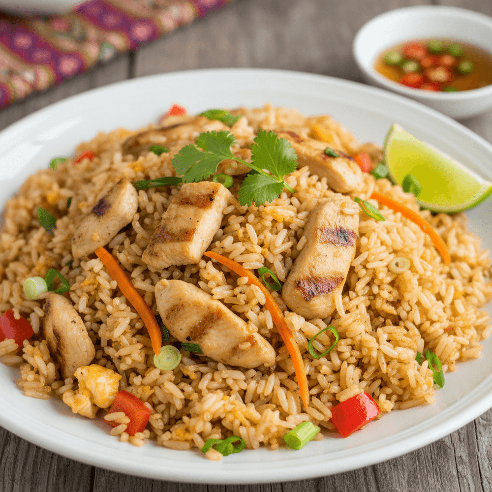 Enkel Thai Khao Pad (Bättre än hämtmat!)
