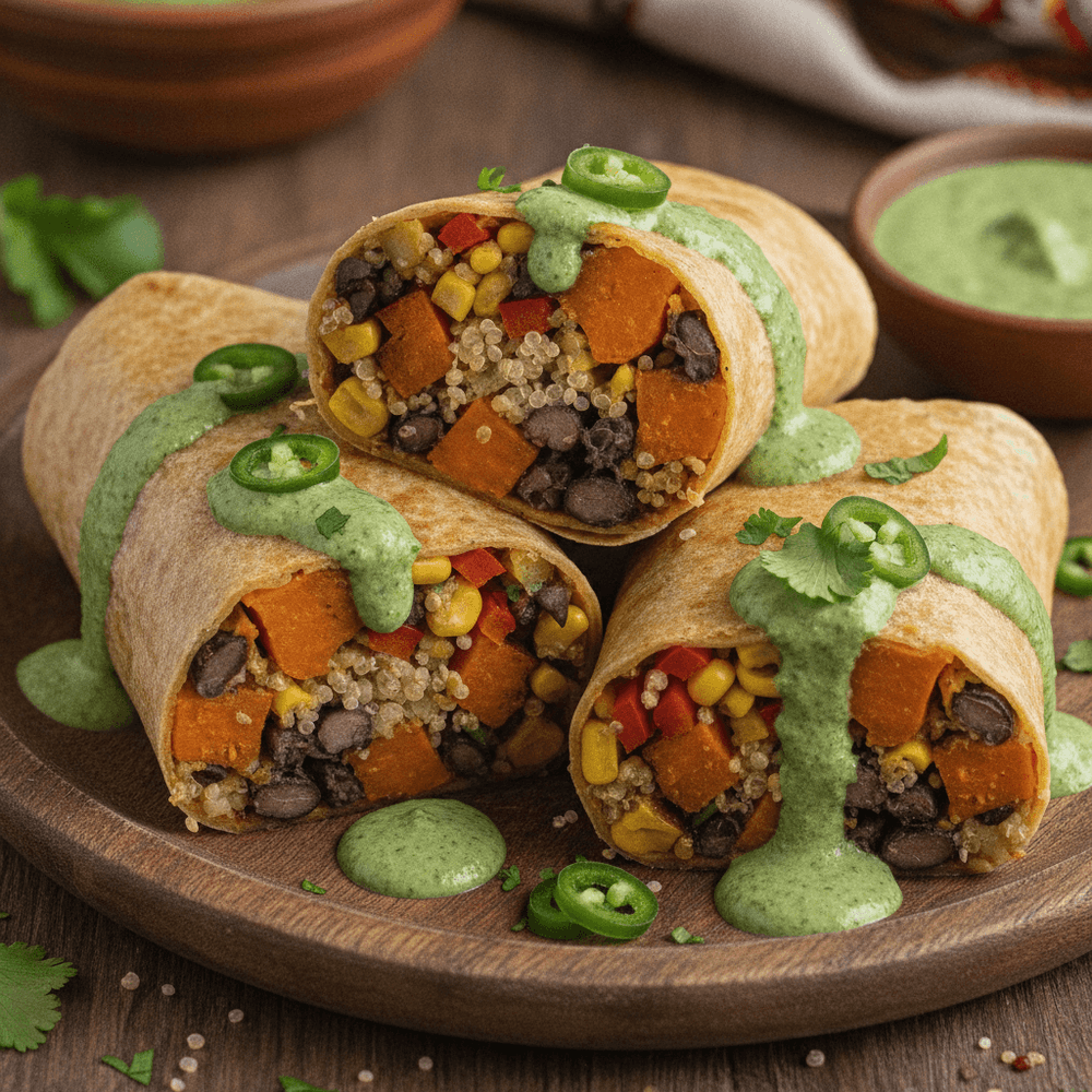 Peruanska burritos med Aji Verde