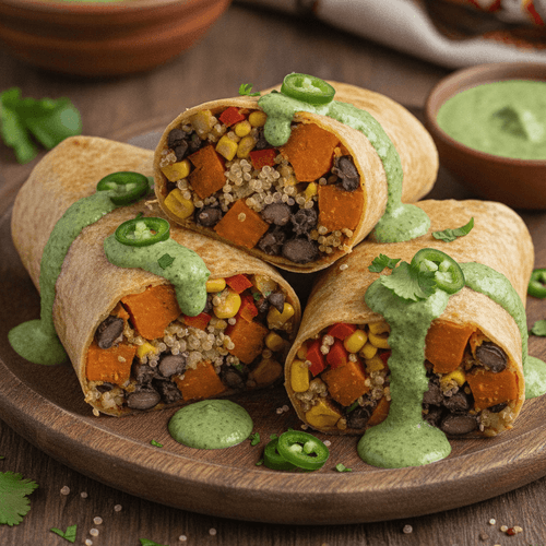 Peruanska burritos med Aji Verde