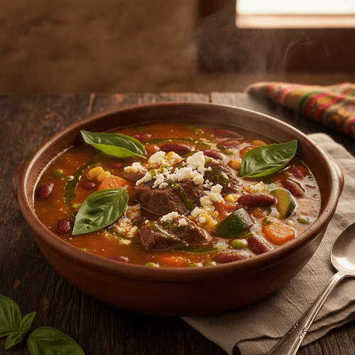 Peruansk Minestrone Soppa