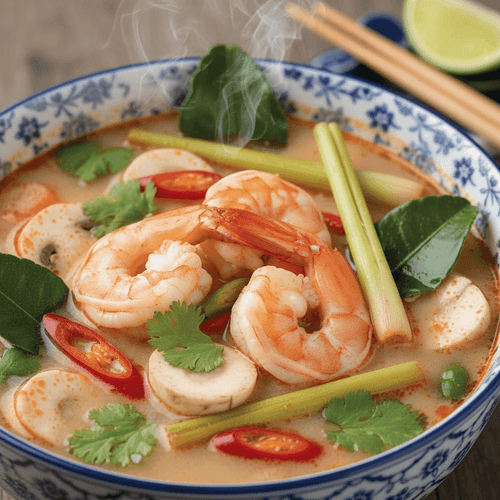 Räkor Tom Yum Soppa
