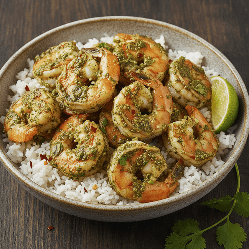 Chimichurri-räkor