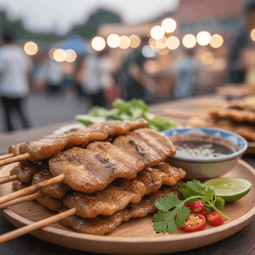 Moo Ping – Thailändsk grillad fläsk